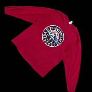 Breckenridge Ski Colorado long sleeve tshirt - XL 29x24